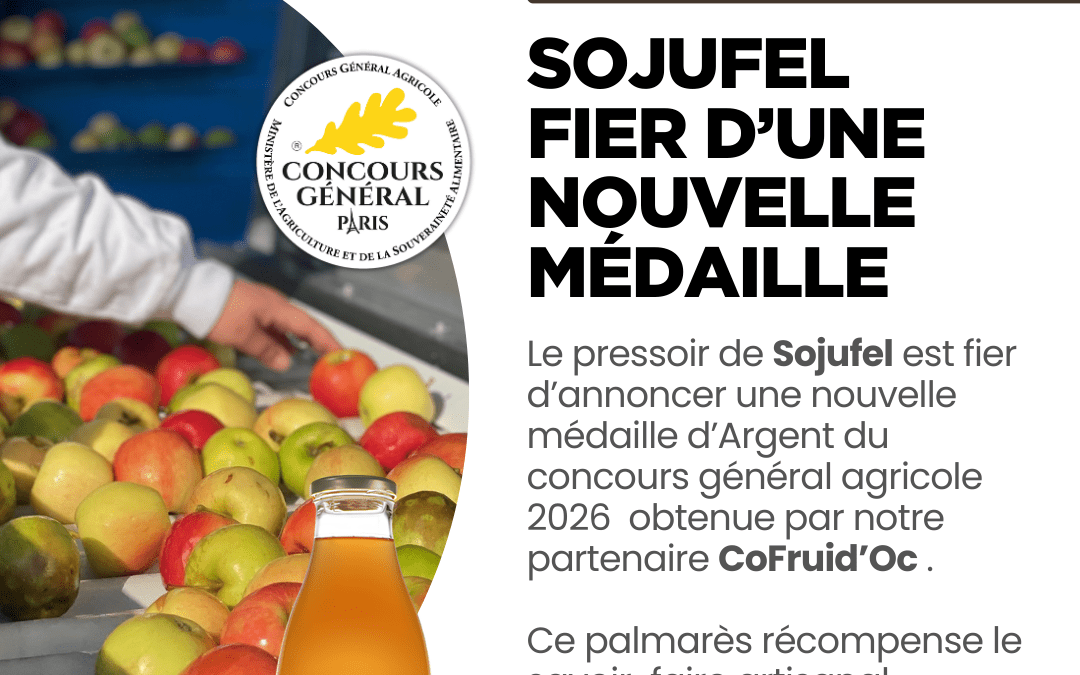 NOUVELLE MEDAILLE : notre partenaire CoFruid’Oc remporte l’Argent à Paris !